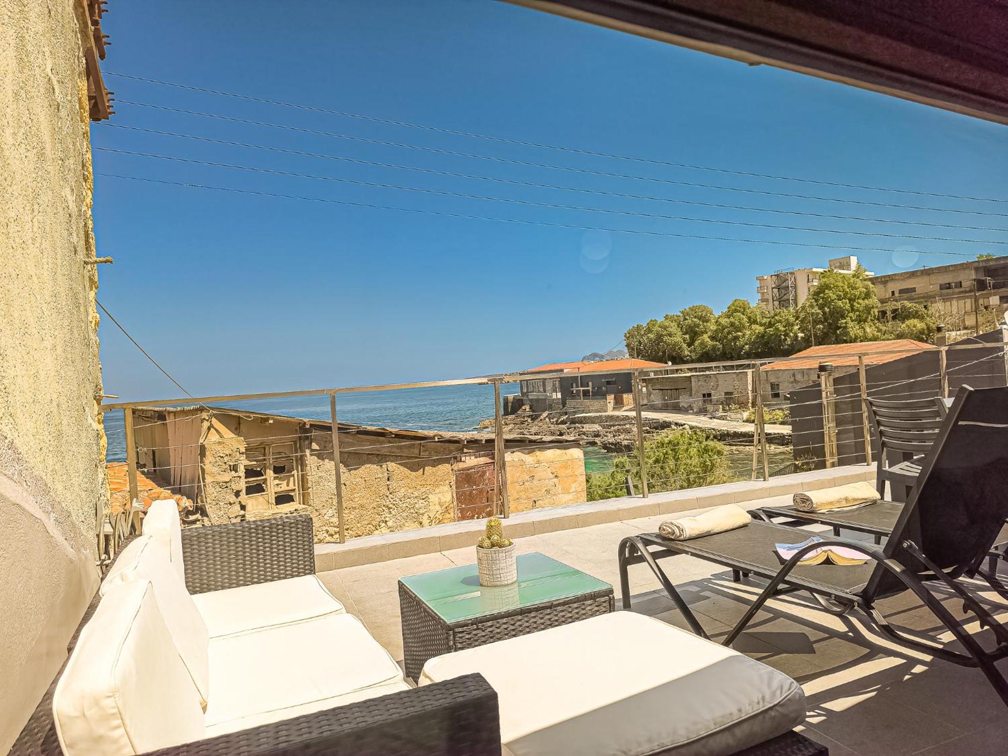 Charming Old Tannery House With Spacious Veranda And Stunning Sea View! Chania  Eksteriør billede