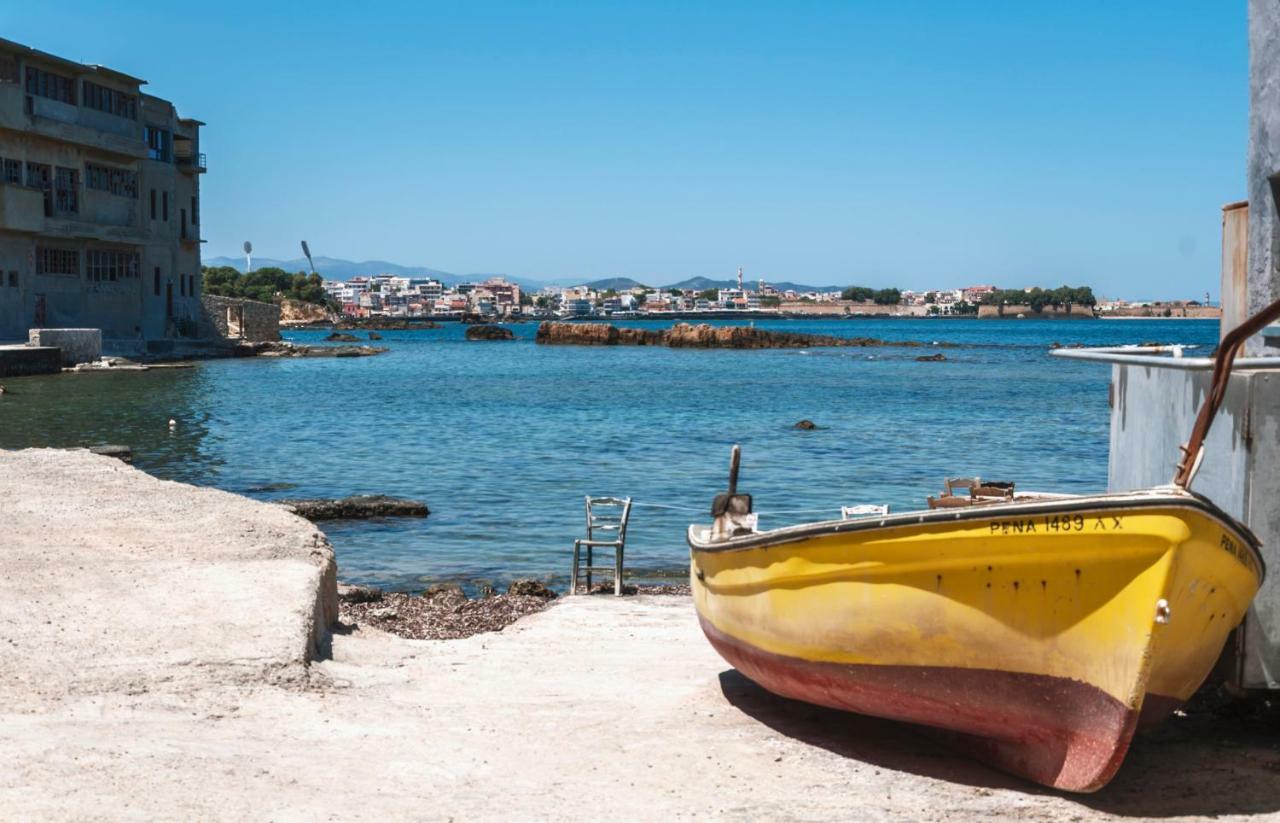 Charming Old Tannery House With Spacious Veranda And Stunning Sea View! Chania  Eksteriør billede